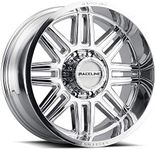 Raceline Wheels 948C SPLIT Wheel Chrome 17X9"6X139.7 Bolt Pattern -12mm Offset/(4.5"B/S) Split Spoke Aluminum Passenger Car Wheels, Full Size Replacement Chrome Car Rims