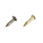 sourcing map Small Tiny Nails, 1x6mm Bronze Tone 500pcs and 1.2x6mm Brass Tone 200pcs Carbon Steel Tiny Nails