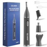 3 in 1 Nose Hair Trimmer for Men, 2025 Upgrade Painless Facial & Eyebrow & Nose Hiar Trimmer, USB Rechargeable, No Pulling No Snag Detail Trimmer for Men and Women