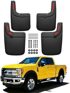 NDTZEI Mud Flaps for Ford F-250 F-350 2017-2026, 4PCS Splash Guards Front and Rear Mudflaps for F-250 Accessories(with Fender Flares), No Drill OEM Fender Flares Black Easy Installation
