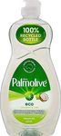 Palmolive Dish Ultra Eco Naturally Antibacterial Dishwashing Liquid 500ml Coconut and Lime Powerful Biodegradable Formula