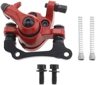 ECSiNG 1PC Electric Scooter Hydraulic Disc Brake Right Side Aluminum Alloy Brake Replacement Part Compatible with Kugoo M4/M4 Pro Electric Scooter Red