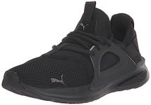 PUMA Men's Softride Enzo Evo Sneaker, Puma Black-Castlerock, 9