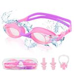 Mezere Kids Swimming Goggles 6-14 Kids Goggles Anti Fog Swim Goggles UV Resist No Leaking Childrens Swimming Goggles for Boys Girls Swim Glasses