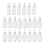 ACENIX® 50 Pieces 5ml dropper potion bottles White small Plastic Empty Refillable Squeezable Liquid sample dropper bottles