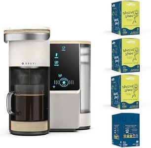 BRUVI Starter Bundle with 80 B-Pods (20 ct Variety Pack and 60 Wonderland Dancing Spoon coffee)