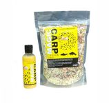 Hunting Hobby Magic Carp Crumb 250GM and Magic Carp Fluid 100ML Fish Bait Combo (Garlic Combo)