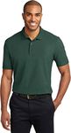 Port Authority Mens Stain-Resistant Polo (K510) -Dark Green -5XL