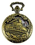 North American Railroad Approved, Railway Regulation Standard, Train Pocket Watch with 2 Chains 150th Canada # 3 Steam Engine