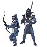 G.I. Joe Classified Series Blue Ninjas Action Figure 2 Pack 51 Collectible Premium Toys with Accessories 6-Inch-Scale Custom Package Art