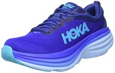 HOKA ONE ONE Bondi 8 Mens Shoes, Bellwether Blue/Bluing, 8