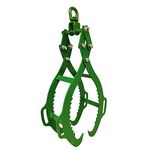 4 Claw Log Lifting Tongs Timber Claw Hook, 32in - Heavy Duty Grapple Timber Claw, Lumber Skidding Tongs Logging Grabber