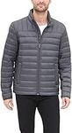 Tommy Hilfiger Men's Real Packable Puffer Jacket Down Coat, Charcoal, M UK