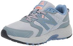 New Balance Women's 410 V7 Trail Running Shoe, Rogue Wave/Wave/Eclipse, 8