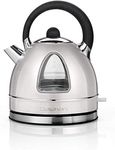 Cuisinart Traditional style Electric kettle Fast boil, cordless, quiet, easy pour Easy clean, removable limescale filter 1.7L capacity 3kW Matching toaster available Frosted Pearl