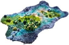 Hand-woven fluffy 3D landscape carpet finished product (Quiet Ocean)
