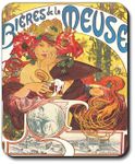 Mucha - Bieres De La Meuse Mouse Pad