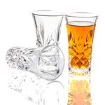 JAIEF 2 oz Tequila Glasses Heavy Base Shot Glass Cordial Glasses