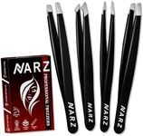 NARZ 4Pcs Professional Tweezers for