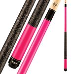 Viking Valhalla 2 Piece Pool Cue Stick with Irish Linen Wrap VA116 (21oz, Pink)