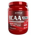 Activlab BCAA Xtra Instant 500g (Strawberry) Amino acids 2:1:1, 5000mg, 3.5g glutamine, leucine, isoleucine and valine, Before and After Training, Muscle Recovery, 50 portions