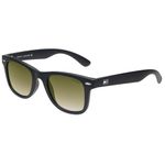 Tommy Hilfiger|Black Full Frame Square Sunglasses|100% UV Protected (Uv 400) Green Gradient Faded Lens|Men's & Women's|Small|TH VALEN C2 50 S