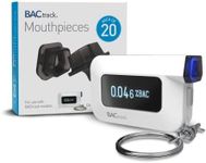 BACtrack C6 Keychain Breathalyzer and 20 Breathalyzer Mouthpieces Bundle