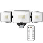 MEIHUA 70W LED Security Lights Motion Sensor Light Outdoor, 6800LM 6500K Daylight Outdoor Flood Lights with Remote Control, IP66 Waterproof Wall Mount Security Light for Garage Porch Backyard