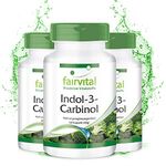 Fairvital | Indole 3 Carbinol Capsules - HIGH Dosage - I3C Capsules with Broccoli Powder - Vegan - 180 Capsules (60x3)