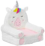 Amazon Basics Children's Plush Chair, Unicorn