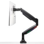 Kensington SmartFit® One-Touch Height Adjustable Single Monitor Arm - Black (K59600WW)