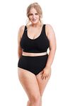 All Woman Plus Size Seamless Knickers (Black UK24/28) PACK OF 3