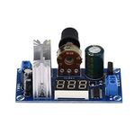 LM317 Adjustable Voltage Regulator Power Supply DC-DC Step-Down DC Converter Circuit Board Adjustable Linear Regulator,2A 65 * 32mm DC 1.25V-28V/AC 3-20V