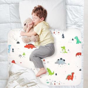 70cm x 90cm Potty Training Bed Pads, 5 Layers Waterproof Bed Wetting Mattress Protector Bed Protector for Kids Toddlers Bedwetting Mats Washable Fits Kids and