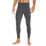 SIMIYA Thermal Underwear Mens Long Johns Bottoms Fleece Lined Base Layer Stretch Thermals Leggings(Dark Grey,M)