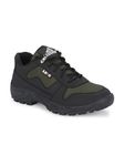 Leo Men's Light Weight Casual Waterproof Shoes for Trekking, Hiking & Other Outdoor Activities Olive Green