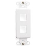 Leviton 41642-W Quickport Décora Platform (2-Port; White)