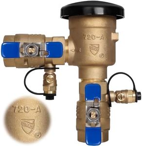 【UPC® Certified】1"-720A Brass Pressure Vacuum Breaker, Max 400PSI Sprinkler Backflow Preventer for Non-Potable Systems Like Irrigation & Industry