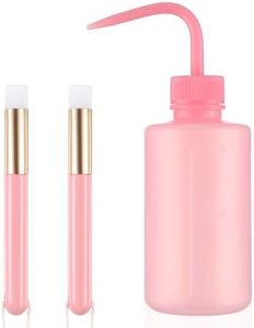 Qianyu Set di 3 spazzole per bottiglie di risciacquo, per ciglia e ciglia naturali, per la pulizia delle ciglia da 250 ml, per la pulizia della bottiglia, per il salone, uso domestico