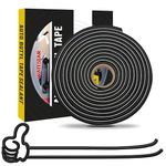 15ft Butyl Sealant Tape, 3/8'x3/8'x15ft Automotive Headlight Sealant, Black Butyl Seal Rubbber Tape for Car/RV Headlamps, Taillights, Windshields, Windows and Doors (1PC)