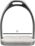 AJ Tack Stainless Steel Fillis Stirrup Irons 5"