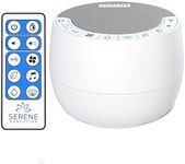 Serene Evolution White Noise Machine for Sleeping Adult or Baby - White Noise Machine for Office Privacy & Noise Canceling - Sleep Sound Machine for Adults - Ocean, Rain Noise Machine (70 Sounds)