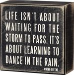 Primitives By Kathy Box Sign, Dance in The Rain