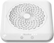 MelodySusie Nail Dust Collector with Reusable Filter, SProF Powerful Nail Vacuum Fan Vent Dust Collector Extractor Electric Dust Suction Machine for Acrylic Gel Nail Polishing, Nail Salon