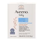 Aveeno Baby Soothing Baby Bath Treatment, for eczema, 5 Packets x 21g, beige