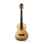 Torrins Natural Wood Semi Acoustic Guitar - 36 Inches | Guitar with 4 Plectrums, 1 String Set & Strap | Right Hand Guitar Kit for Beginners & Experienced with Sapele, Spruce & Rosewood Construction