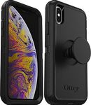 OtterBox + Pop Defender Series Case for iPhone Xs & iPhone X (ONLY) Non-Retail Packaging - Black