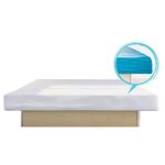 bellvita Waterbed including delivery with FREE selectable size, color and stabilization, beech, 200 cm x 220 cm