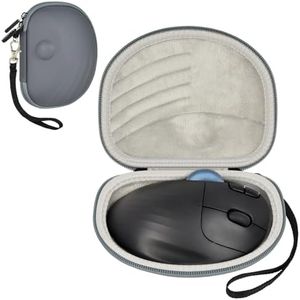 Case Compatible with Logitech Ergo M575S/ M575/ M570 Wireless Trackball Mouse, Storage Holder for USB Bluetooth Ergonomic Mouse for Laptop/Computer, Ideal for Travel/Gaming/Office Use- Box Only