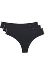 Under Armour Womens PS Thong 3Pack, Essential Underwear Set, Comfortable Thong in a Set of 3